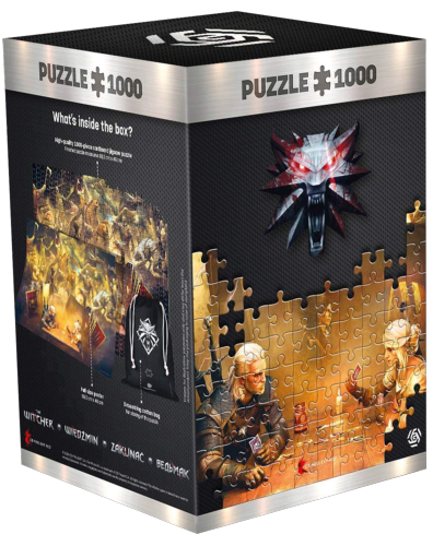 The Witcher: Playing Gwent Puzzle 1000 pièces