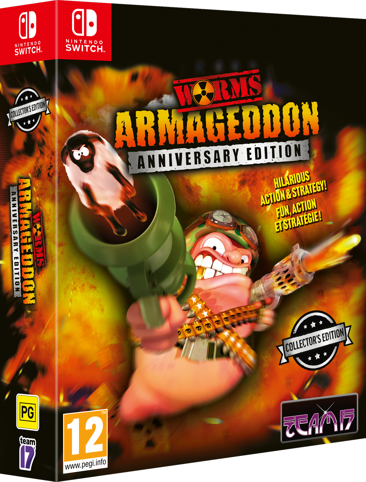 Worms Armageddon Anniversary Collector's Edition Nintendo Switch