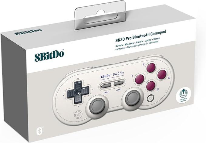 8BitDo SN30 Pro Gamepad Hall Effect Classic