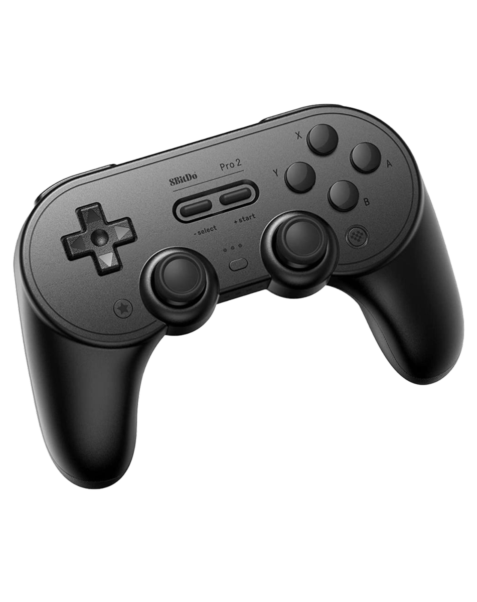 8bitdo Pro 2 Bluetooth Wireless Controller - Black Edition at Just for Games