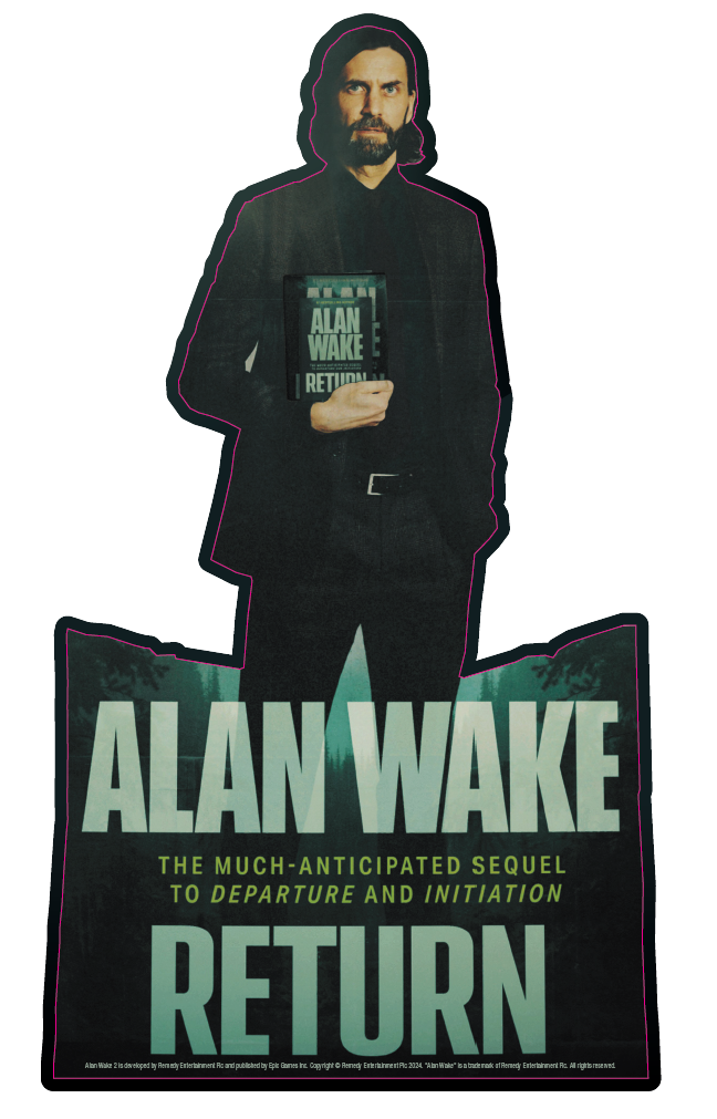 Alan Wake 2 Cardboard Standee