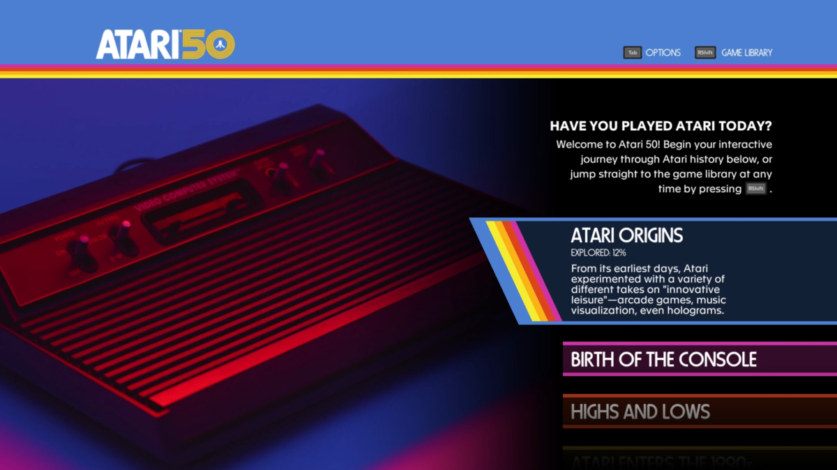 Atari 50: The Anniversary Celeb.  Steelbook Ed. Nintendo SWITCH