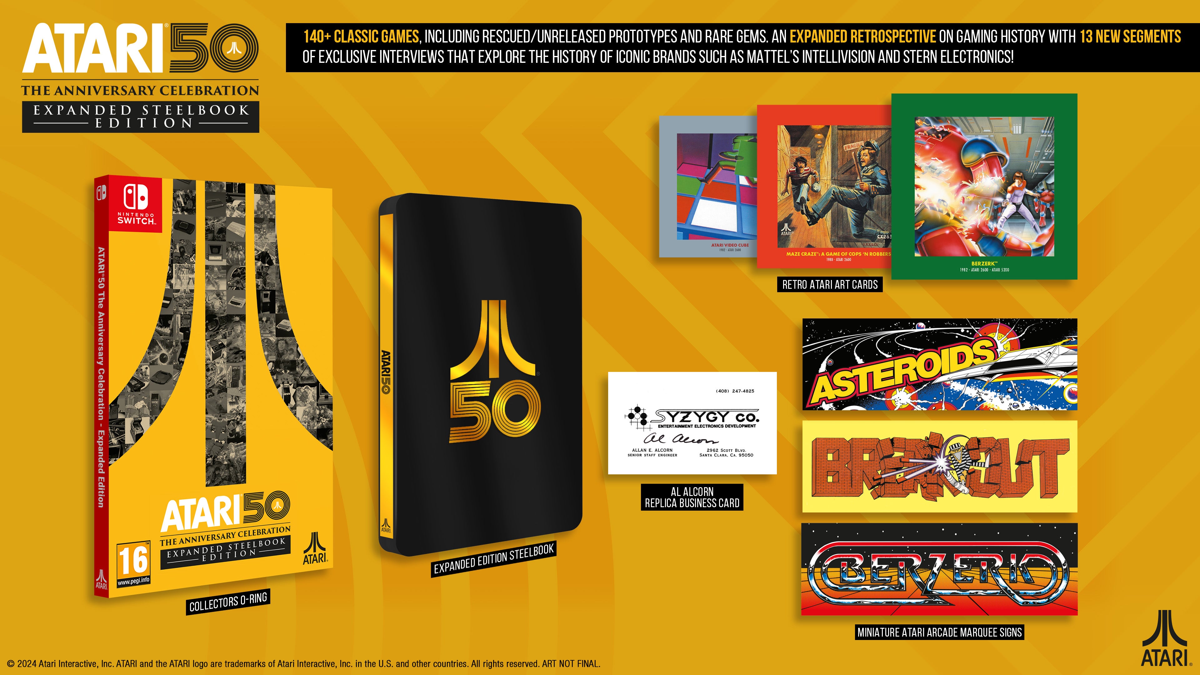 Atari 50: The Anniversary Celebration Expended Steelbook Edition SWITCH