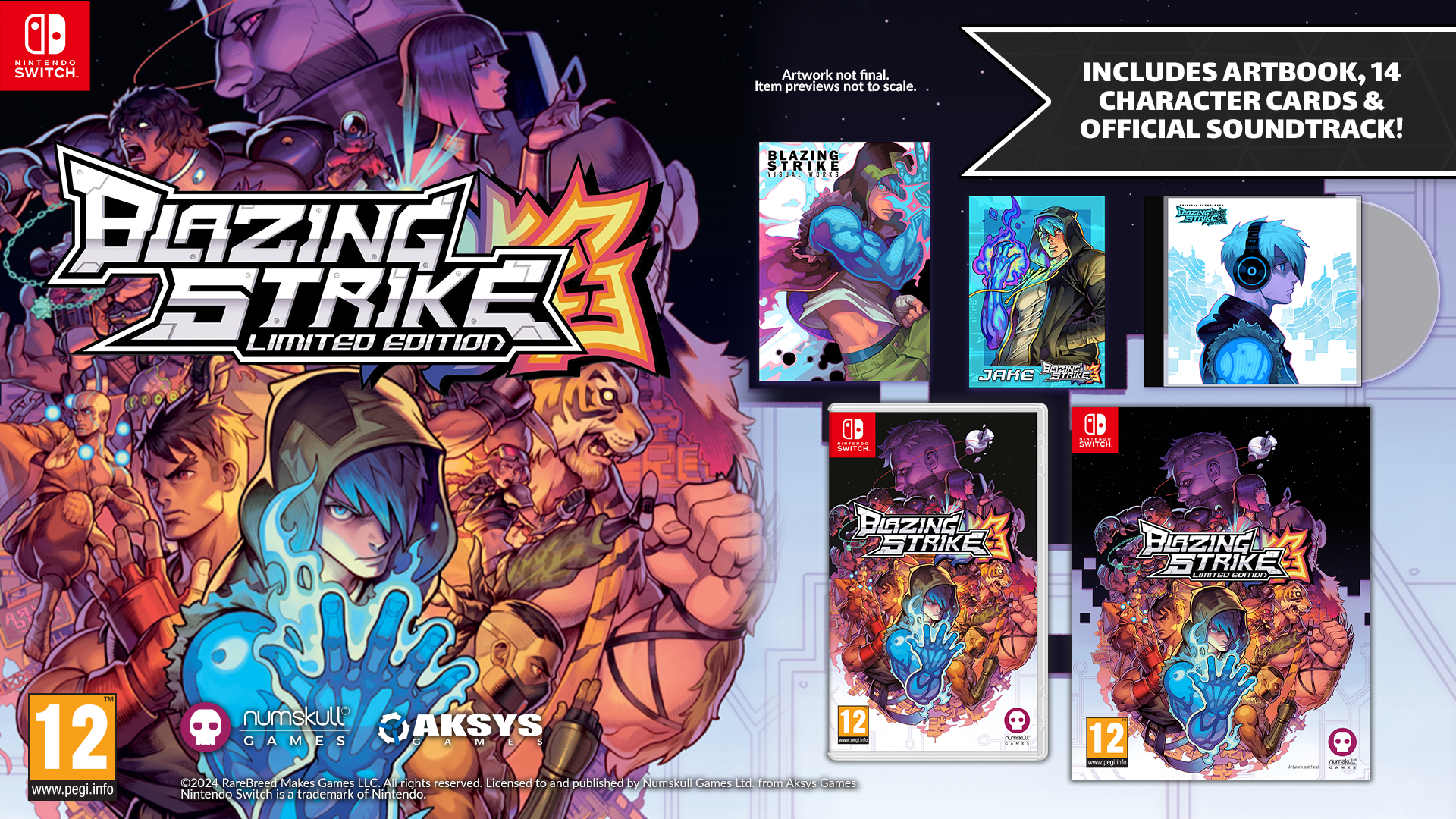 Blazing Strike Collector's Edition Nintendo Switch