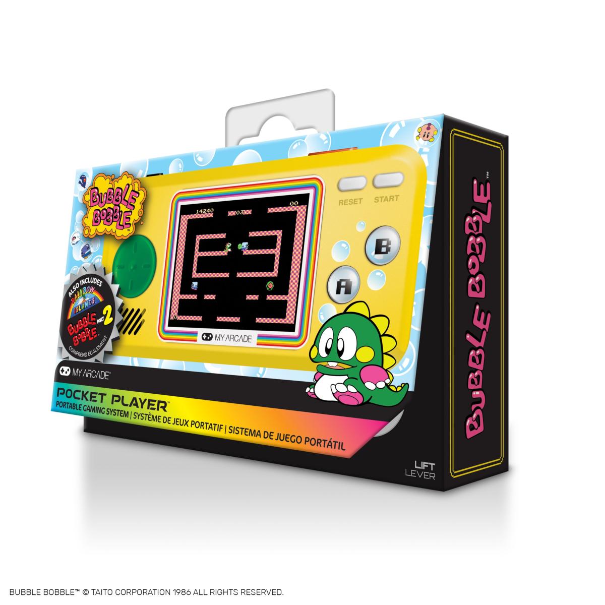 My Arcade - Pocket Player Bubble Bobble - Portable Game Console - 3 Games  in 1 - JUST FOR GAMES