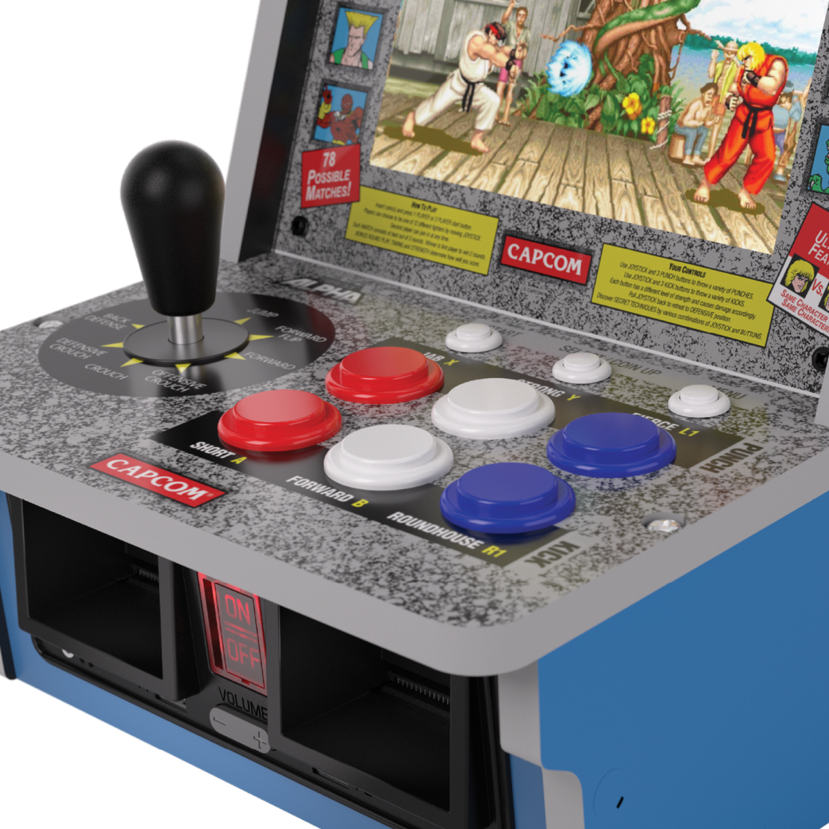 Evercade Alpha Street Fighter Bartop Arcade
