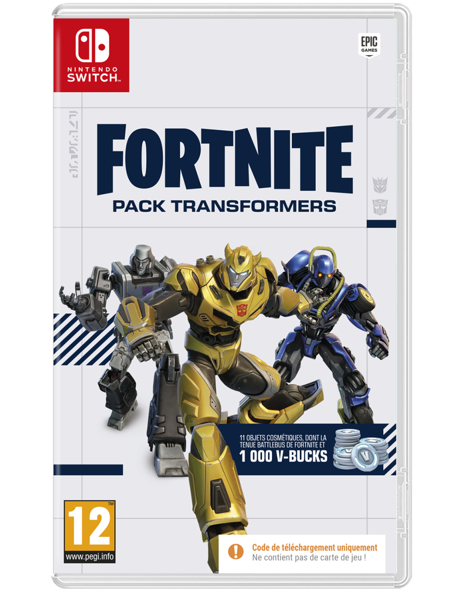 Fortnite Pack Transformers Nintendo SWITCH - JUST FOR GAMES