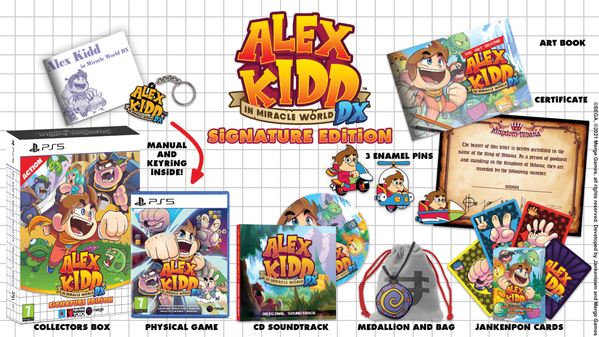 Alex Kidd in Miracle World DX PS5 Signature Edition