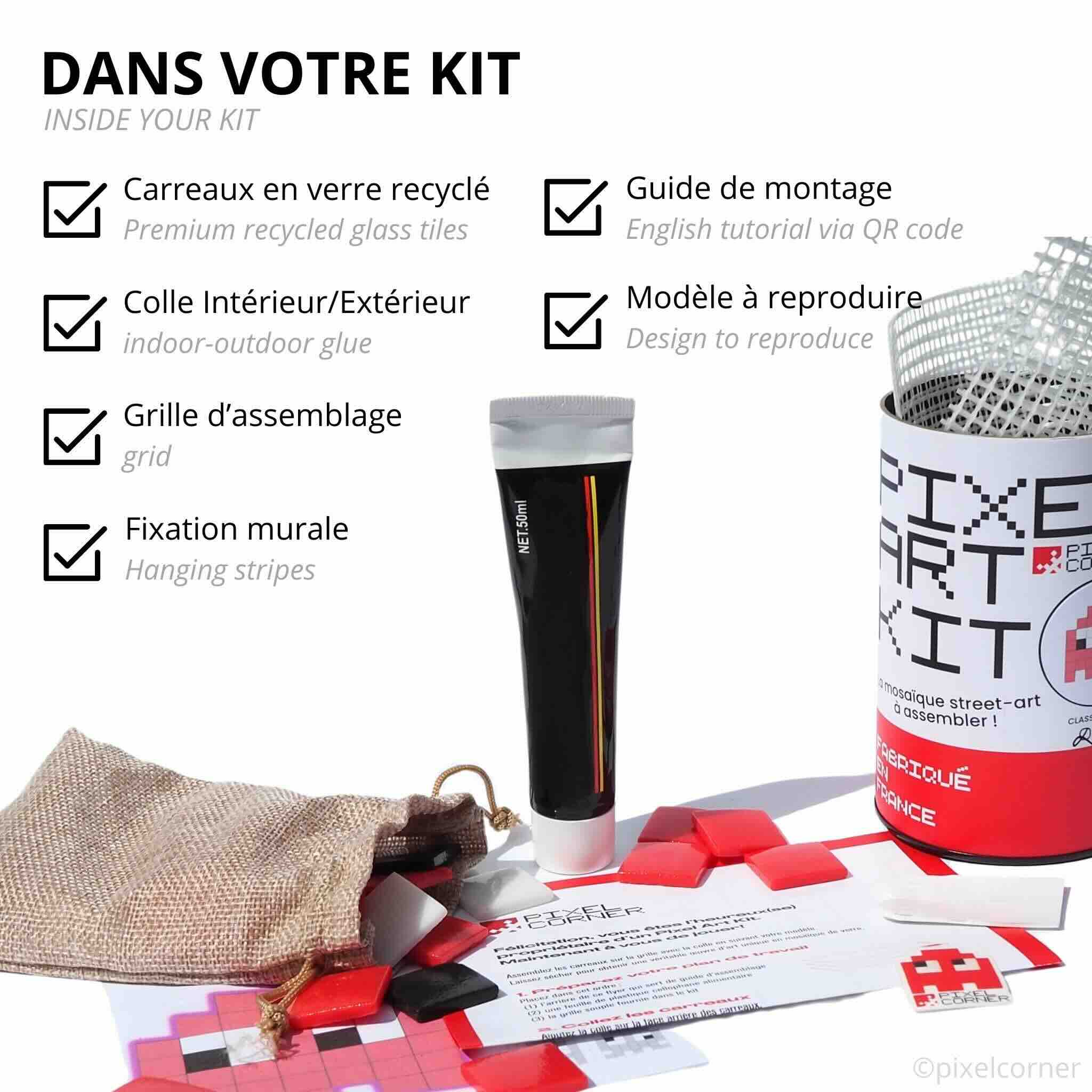 Pixel Art Kit "Les Gloomie(s)" (Classique - Rouge)