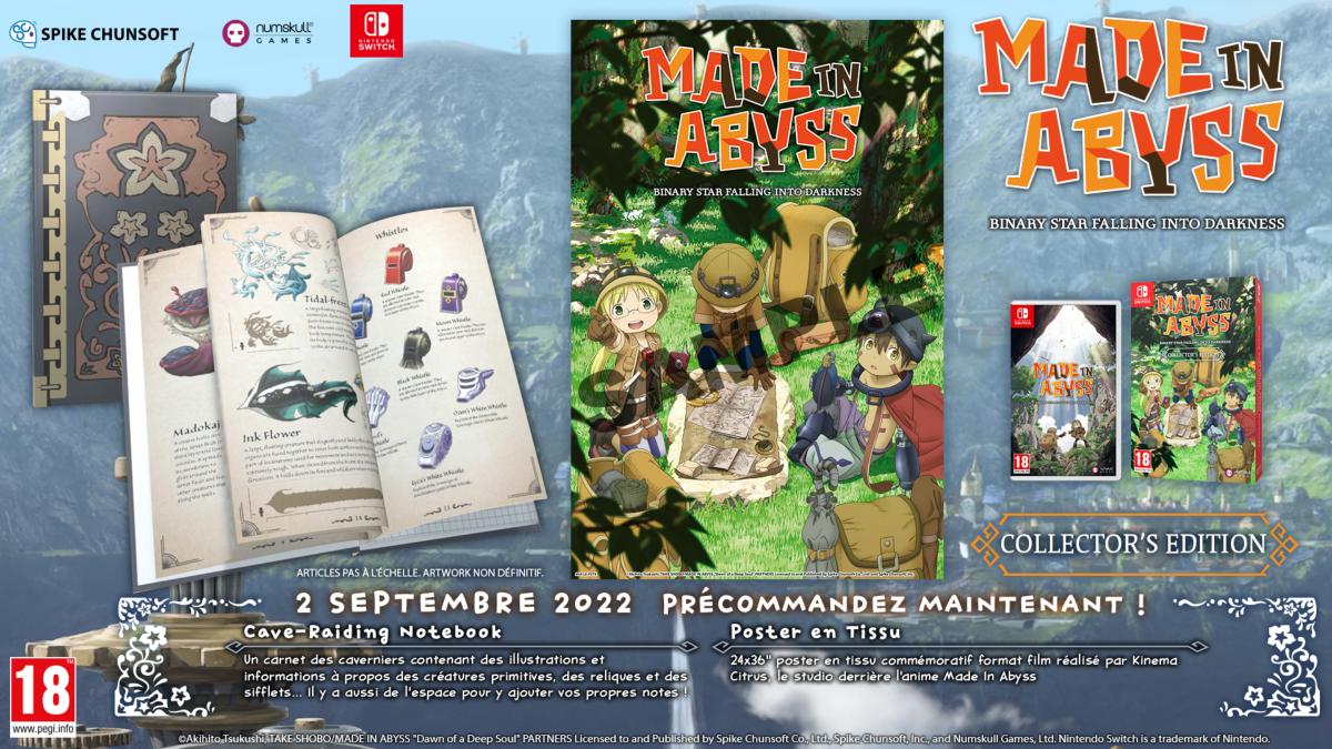 Made in Abyss: Binary Star Falling into Darkness Collector's edition Nintendo SWITCH