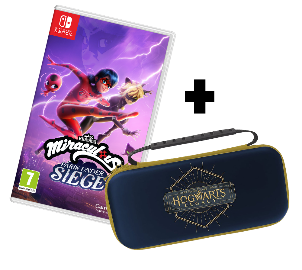 Pack Jeu Miraculous Paris Under Siege + Housse Switch Hogwarts Legacy