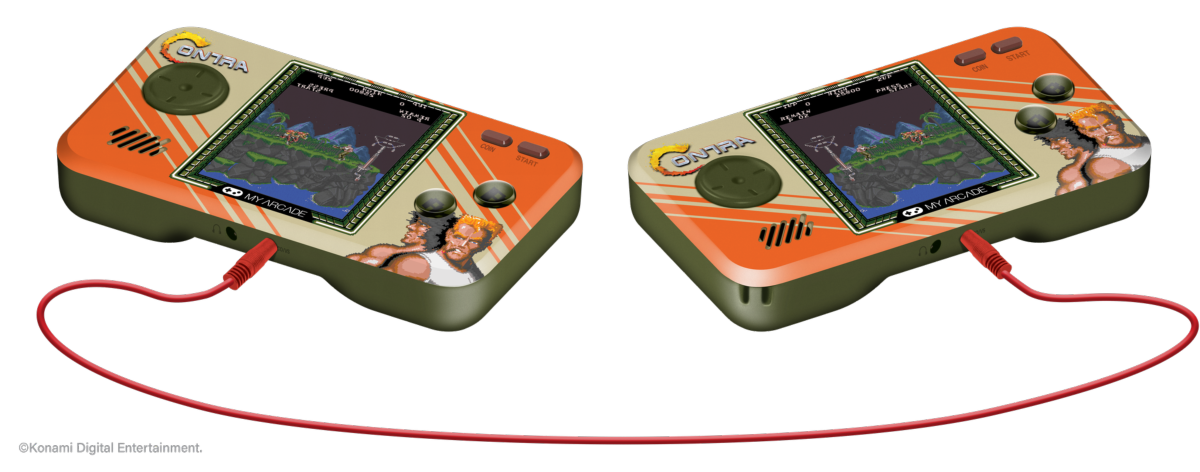 My Arcade - Contra Premium Edition - Console de Jeu Portable - 2 Jeux en 1 