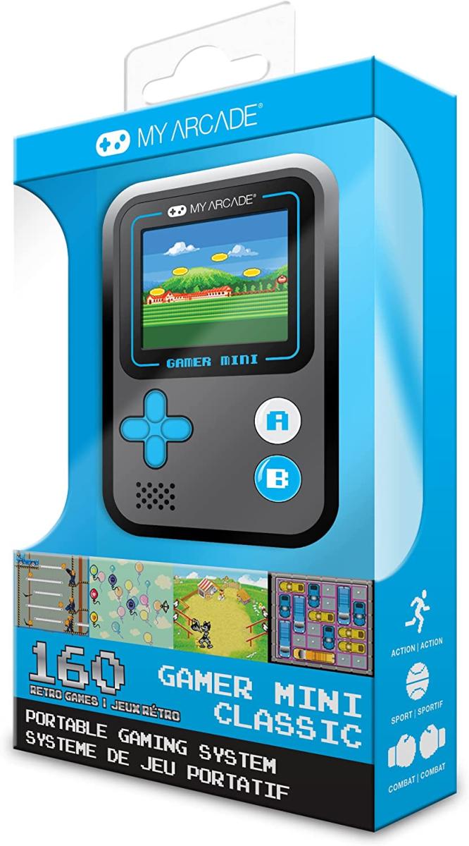 My Arcade - Gamer mini classique console de poche - Bleu/noir