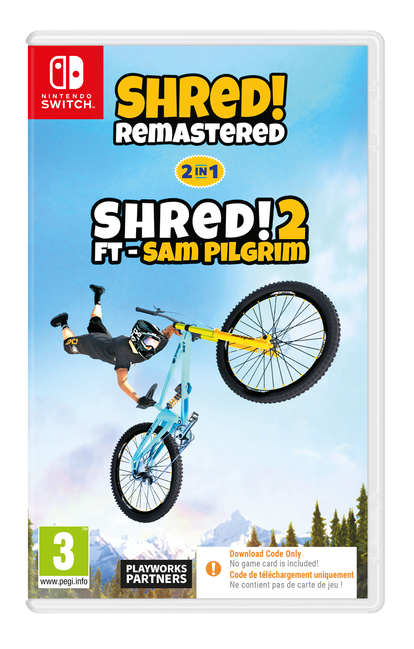 Shred 2 in 1 Remastered + 2 Ft Sam Pilgrim SWITCH (Code de Téléchargement)