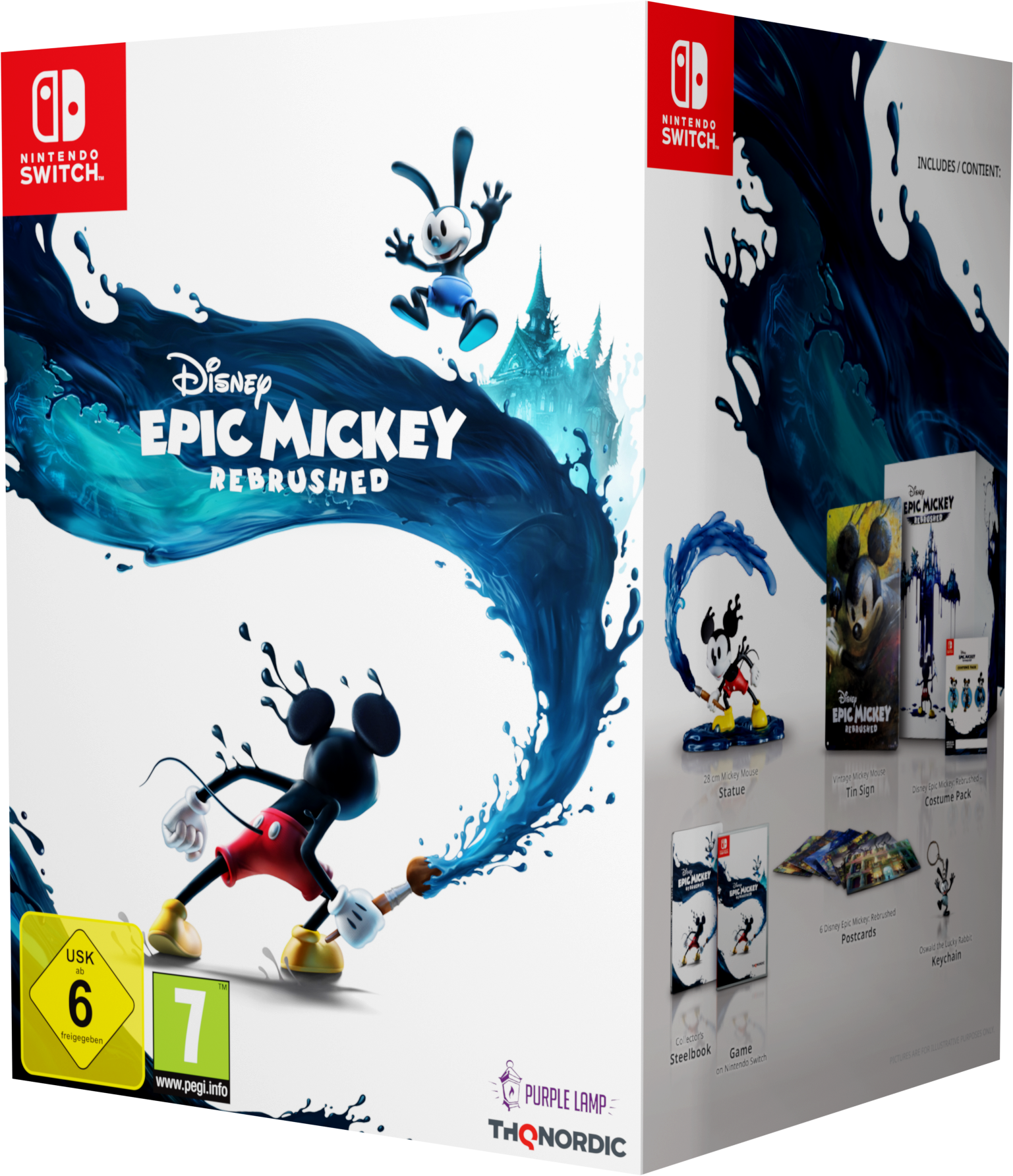 Disney Epic Mickey Rebrushed Collector's Edition Nintendo Switch