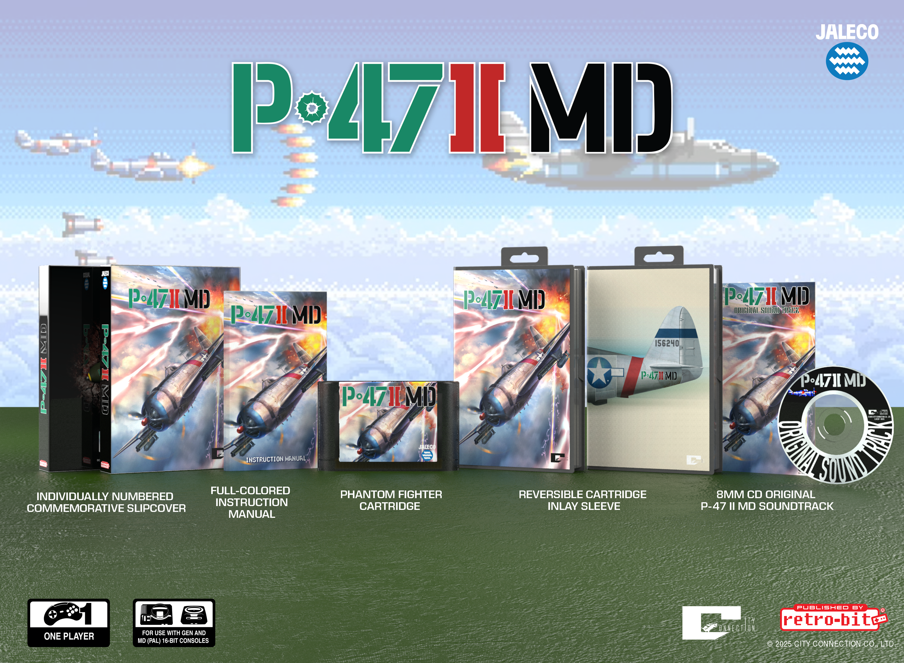 P-47 II MD - MEGA DRIVE / GENESIS - Retro-bit Publishing