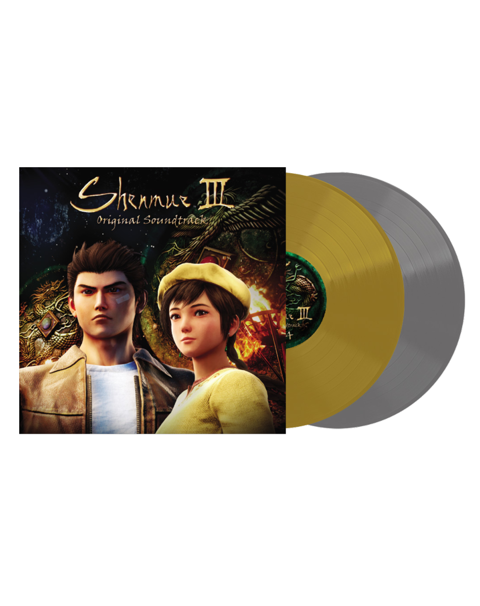 Shenmue III Original Soundtrack Music Selection Or et Argent 2LP