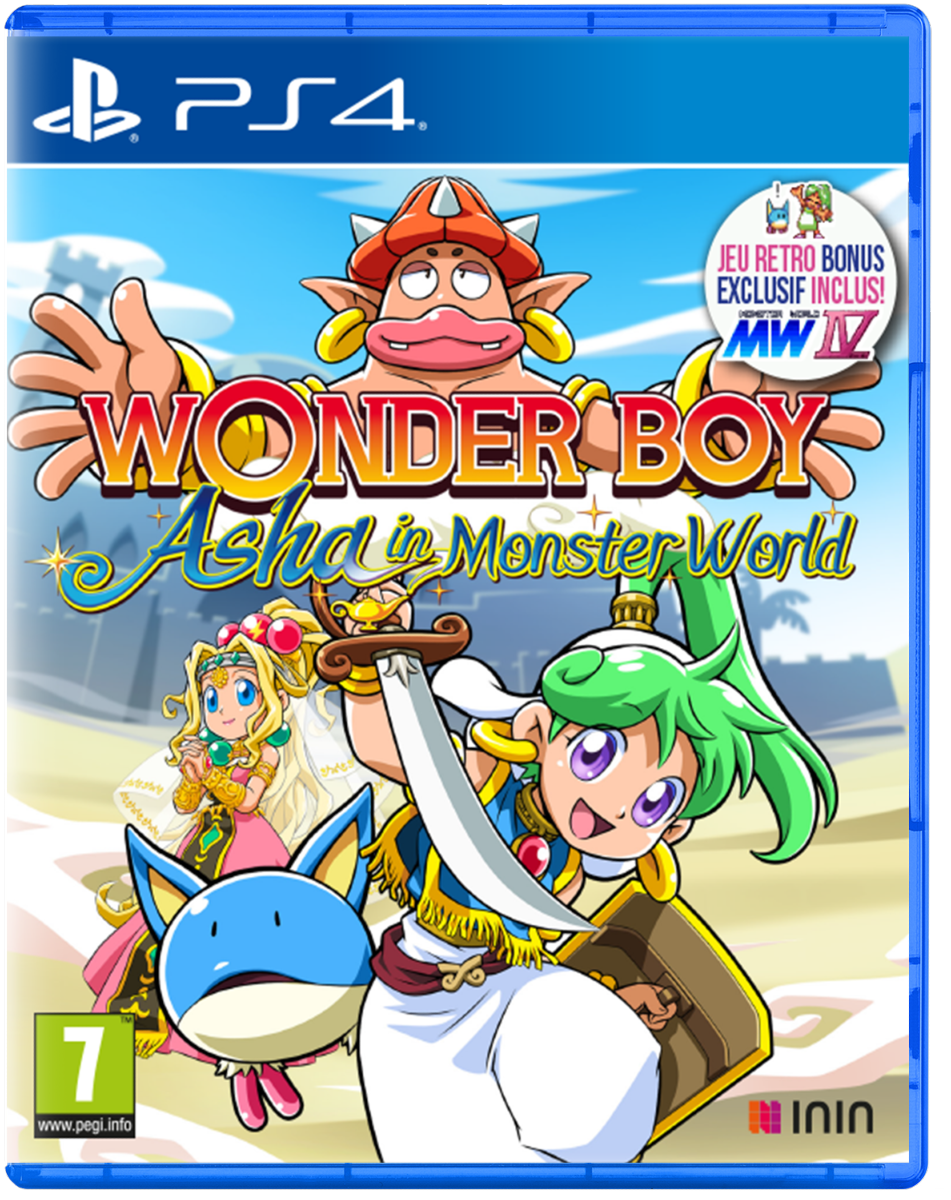 Wonder Boy Asha In Monster World game - Playstation 4