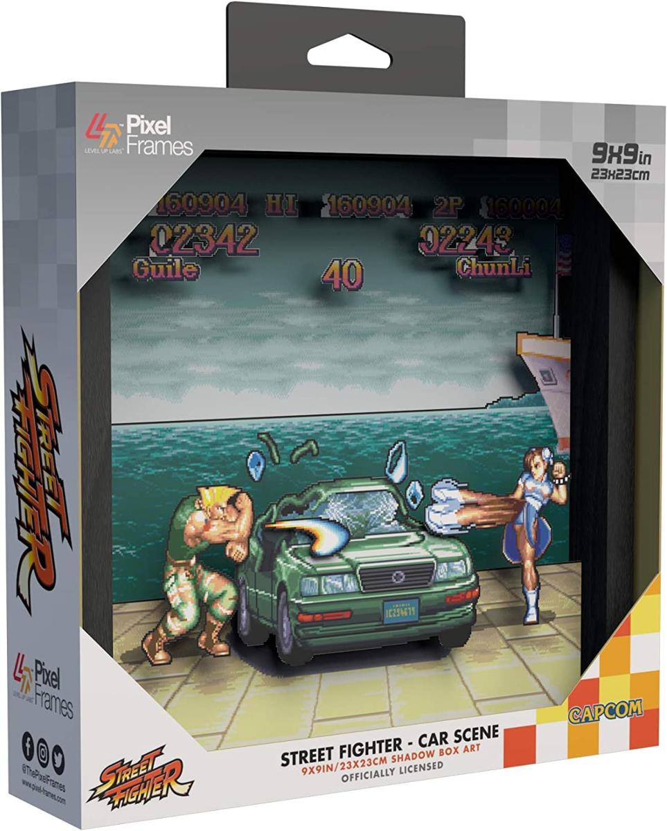 Pixel Frames Street Fighter II : Car Scene - 23 x 23 cm