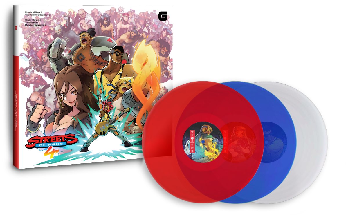 Streets Of Rage 4 Original Soundtrack - bleu, blanc, rouge