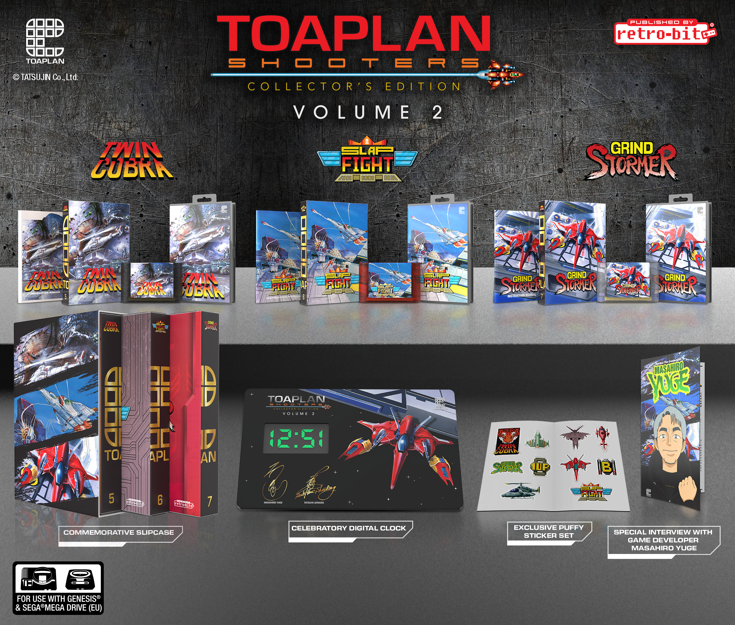 Toaplan Shooters Volume 2 - COLLECTOR'S EDITION Sega Mega Drive EU / Genesis US