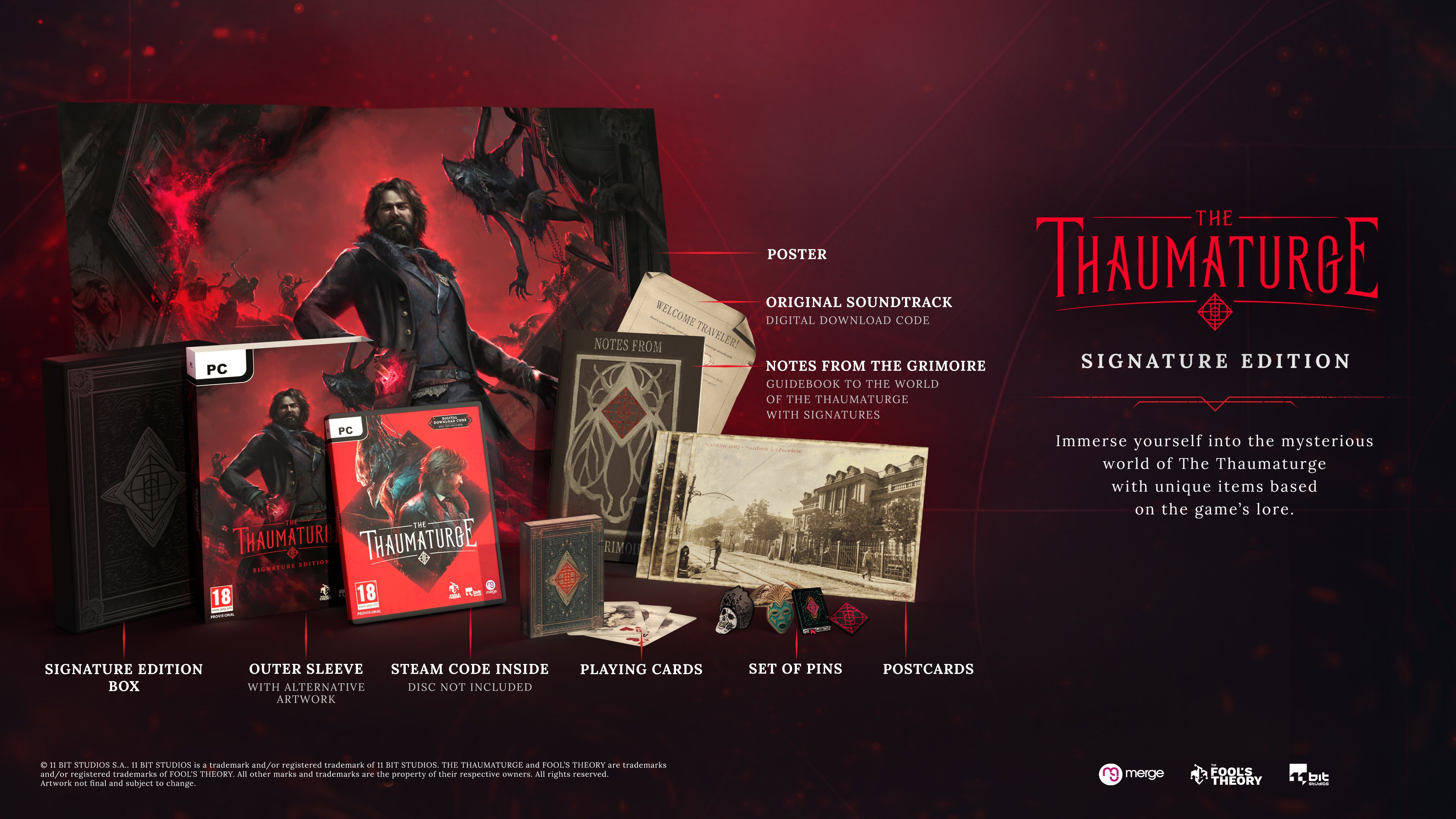 The Thaumaturge Signature Edition PC - Download Code Only. Does not contain game disc!