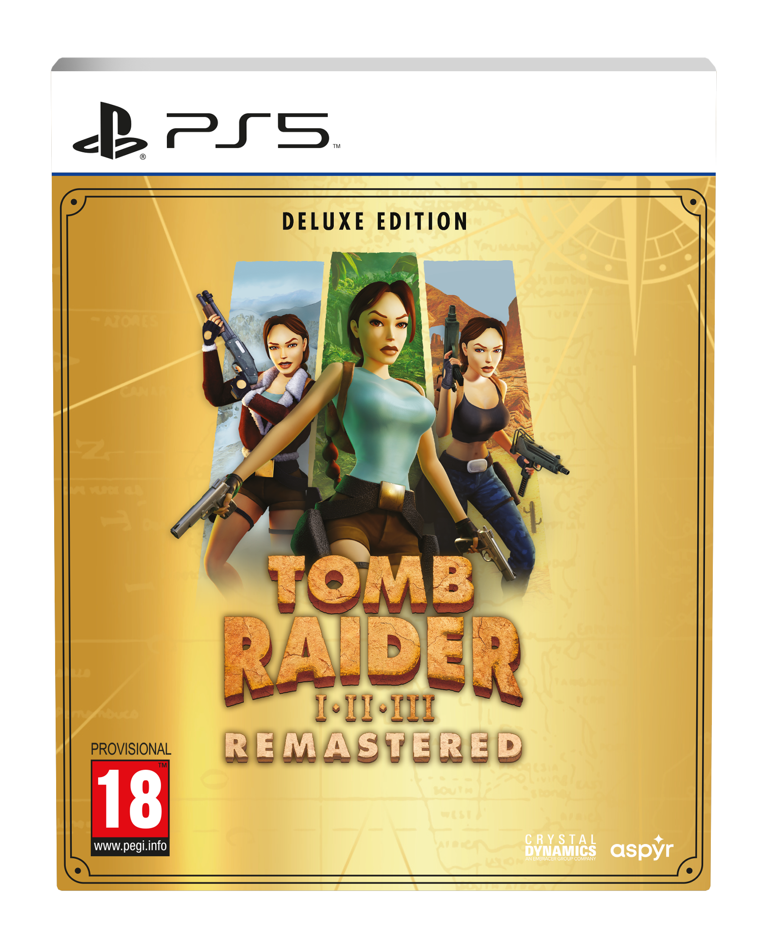 Tomb Raider I-III Remastered Starring Lara Croft Deluxe Edition PS5