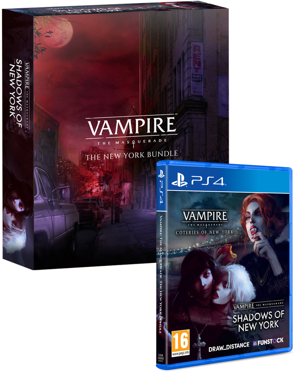 Vampire the Masquerade Coteries and Shadows of New York Collector Edition  PS4