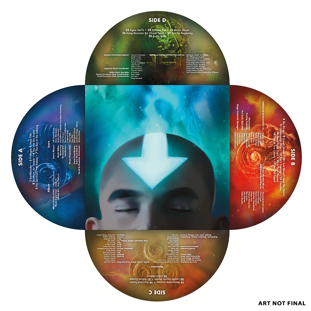 Avatar: The Last Airbender (Netflix Series) Vinyle 2LP