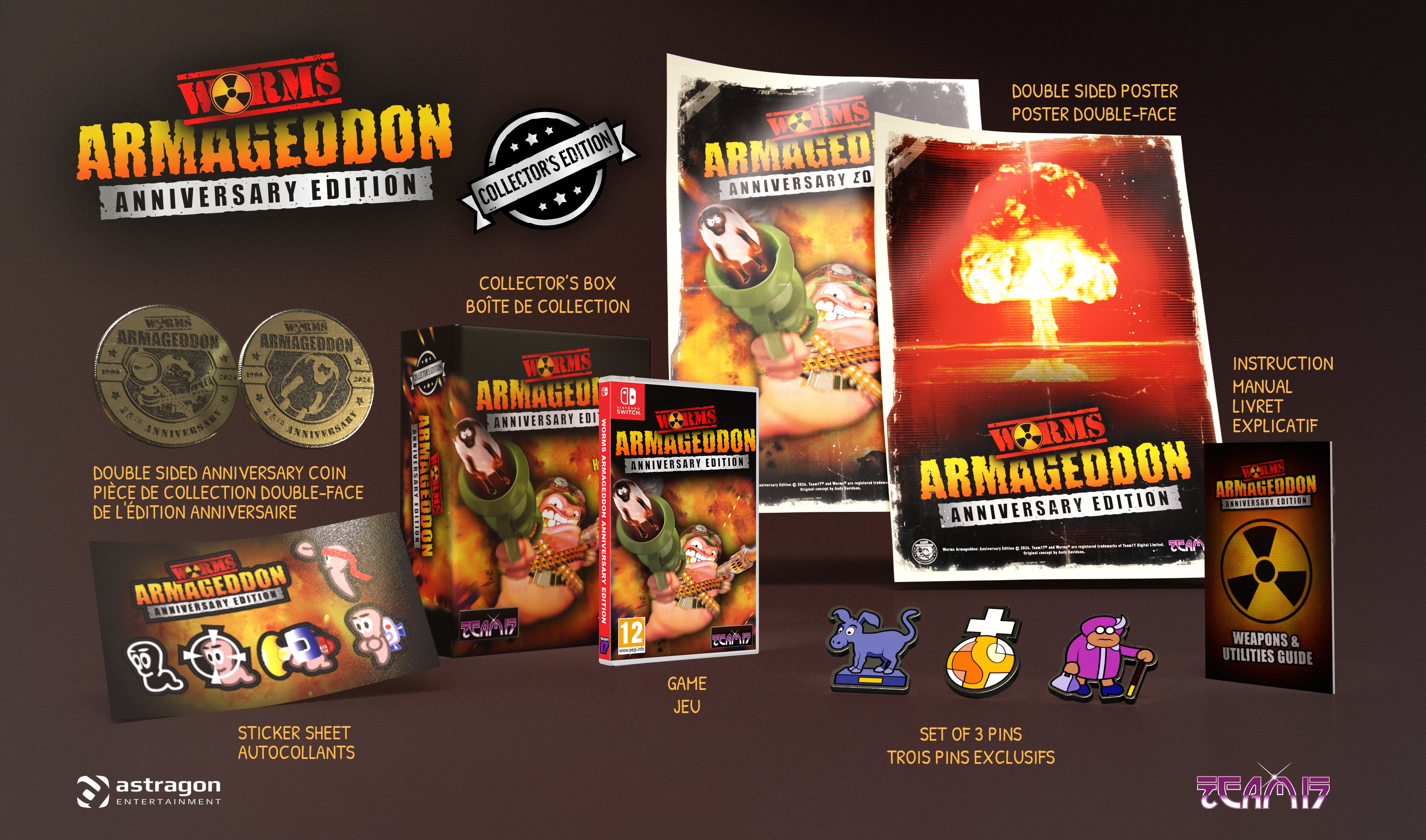 Worms Armageddon Anniversary Collector's Edition Nintendo Switch