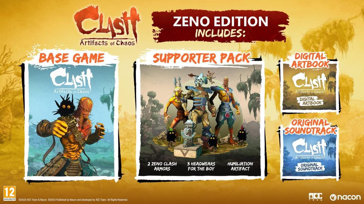 CLASH The Artifacts of Chaos ZENO Edition Playstation 5 "Import UK"