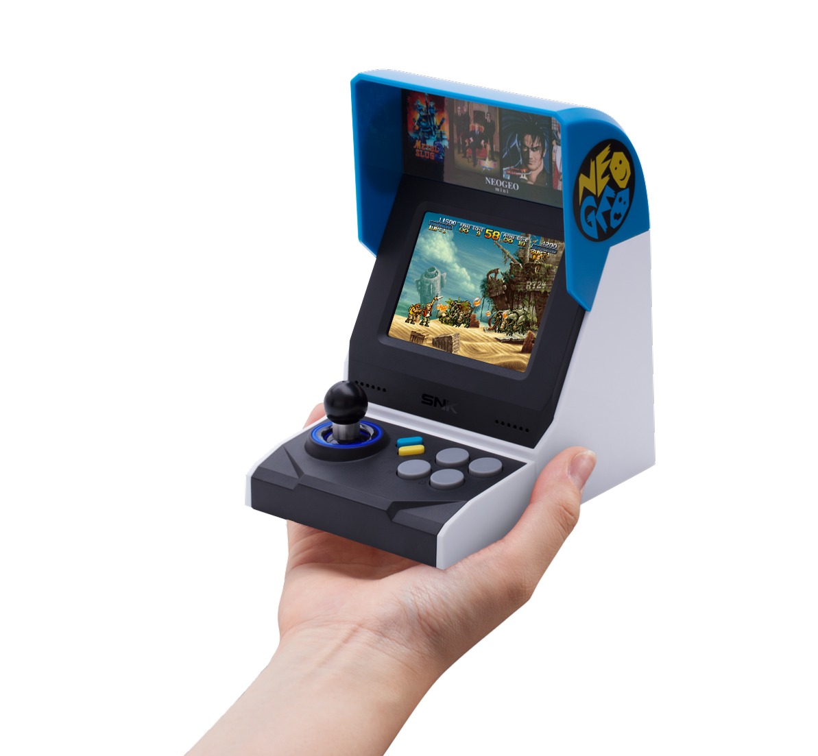 SNK Neo Geo Mini HD International Console + Free Neo Geo Mini Keychain