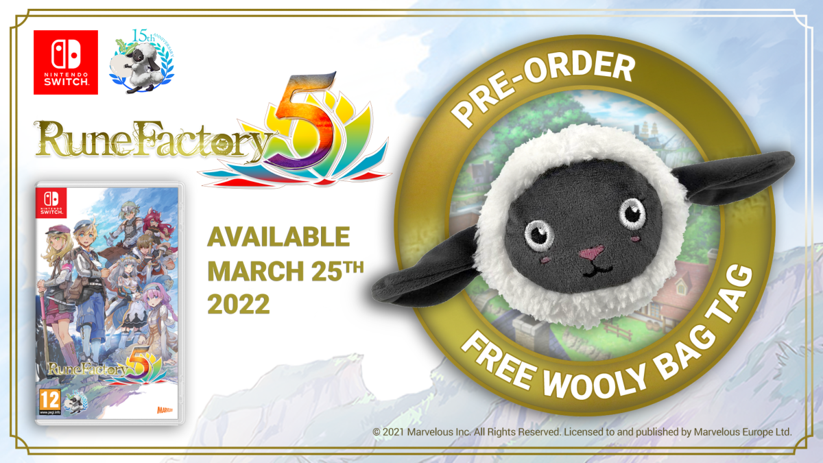 Rune Factory 5 Limited Edition Nintendo SWITCH + Free Plushie 