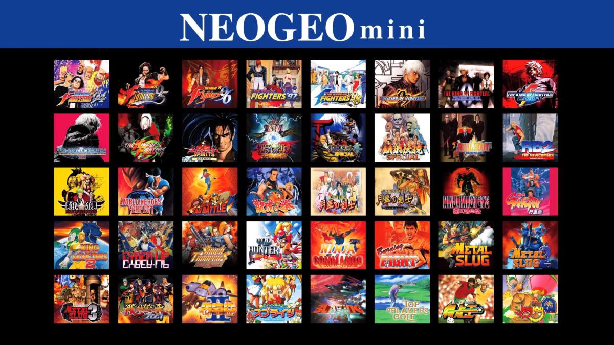 Console SNK Neo Geo Mini Japonaise + Manette Noire Offerte